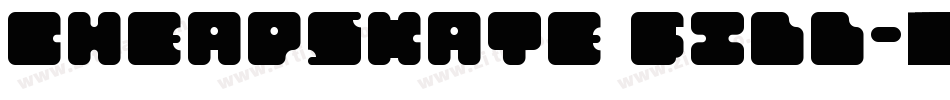Cheapskate Fill字体转换